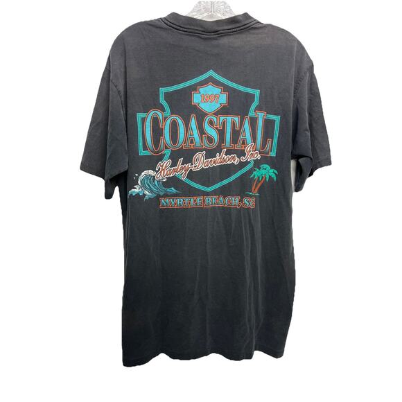 Harley-Davidson Other - Vintage 1997 Single Stitch Harley Davidson T Shirt Size Large USA Made